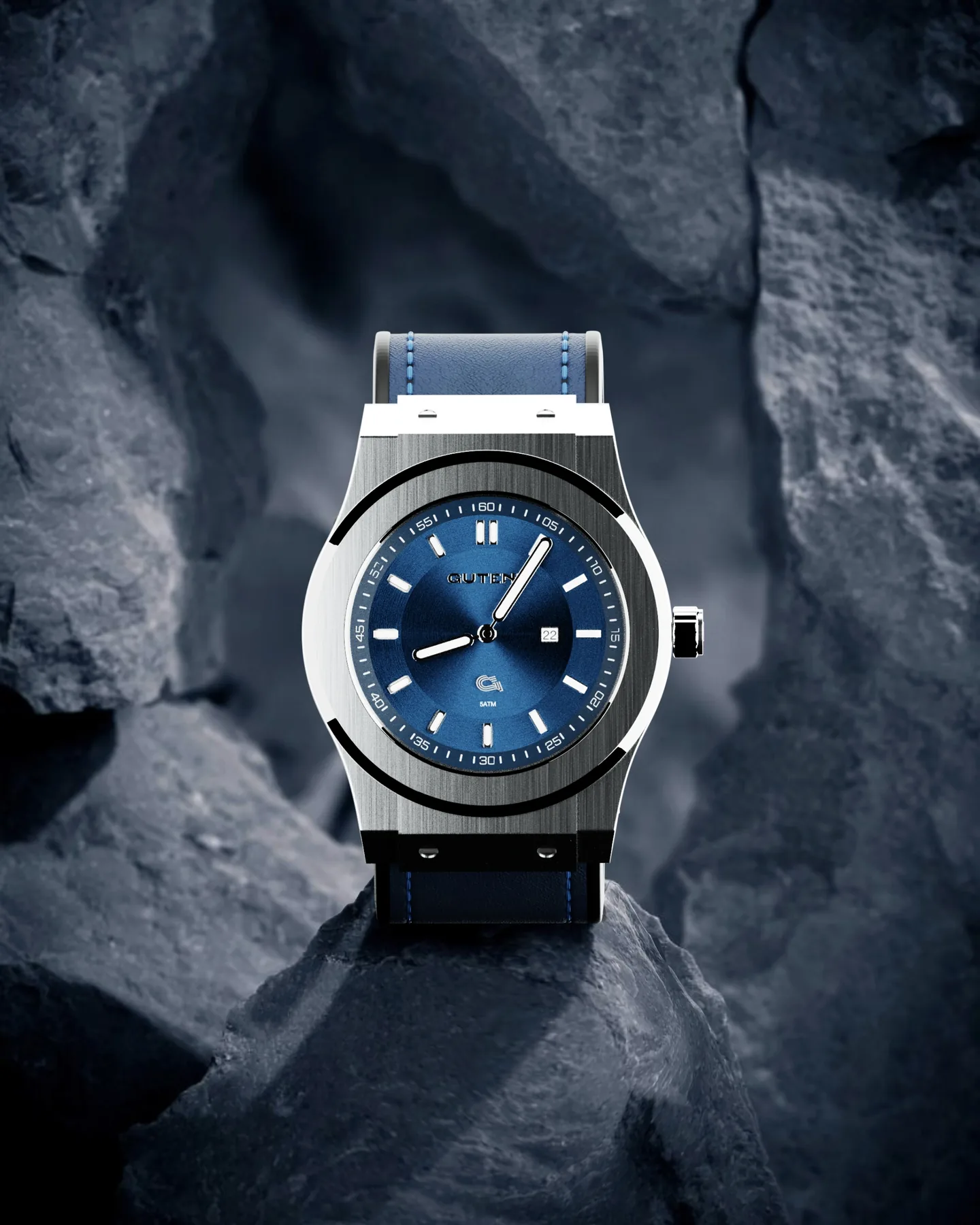 Blue dial